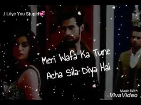 Afsos mere dil ko mujhko bhula diya hai whatsapp video status