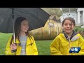 Families brave the rain for final 'Playing Fields' performance in Montpelier