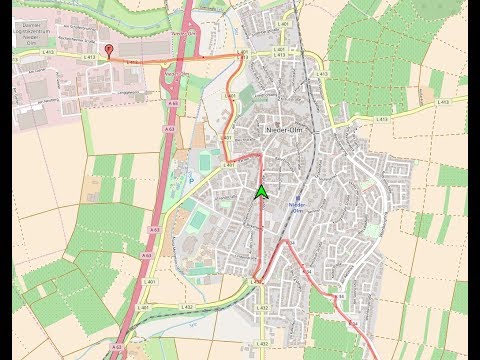 Ortsdurchfahrt In Rheinhessen/MZ: Nieder-Olm (SO Rein, NW Raus)