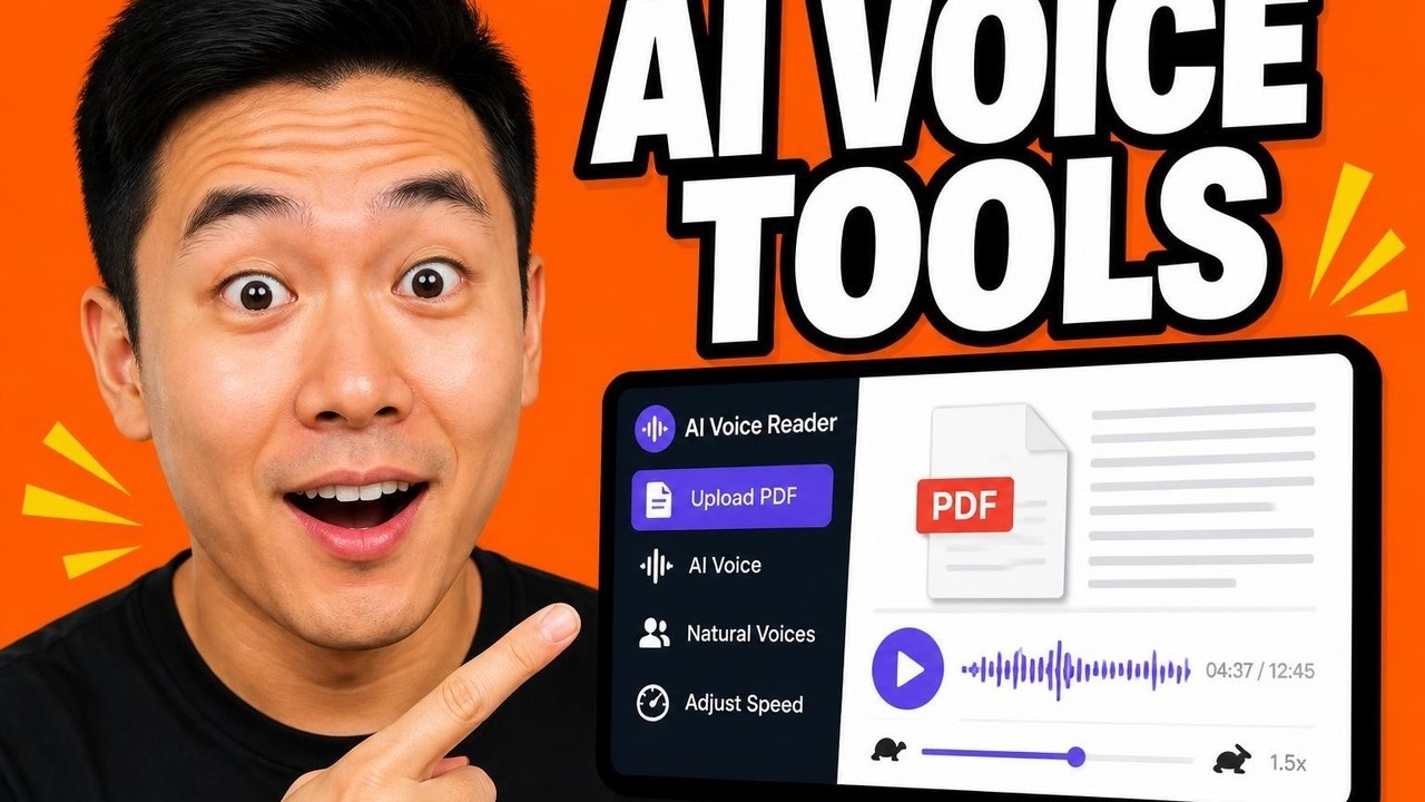 Best AI Voice Tools For Reading PDFs (PDF to speech)