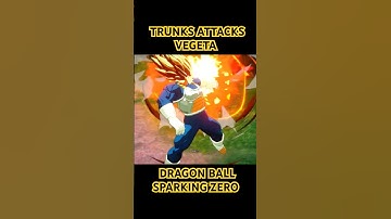 Trunks Attacks Vegeta - Dragonball Sparking Zero #gaming #sparkingzero #dbz #vegeta #shorts