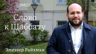 Слово к шаббату Эмор от раввина Элиэзера Райхмана