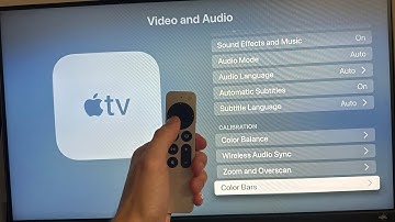 Apple TV: How to Change & Adjust Color Bars Tutorial! (For Beginners)