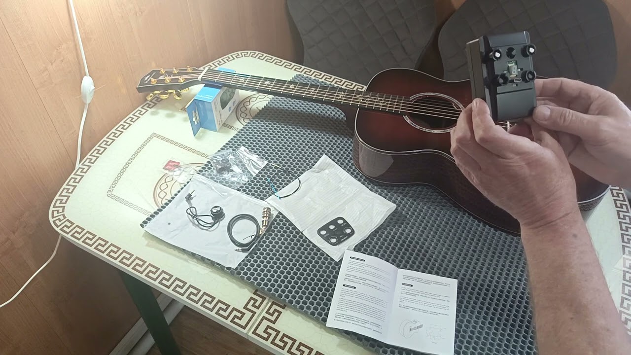 Установка трансакустического звукоснимателя X2 DOUBLE S1 Ultra