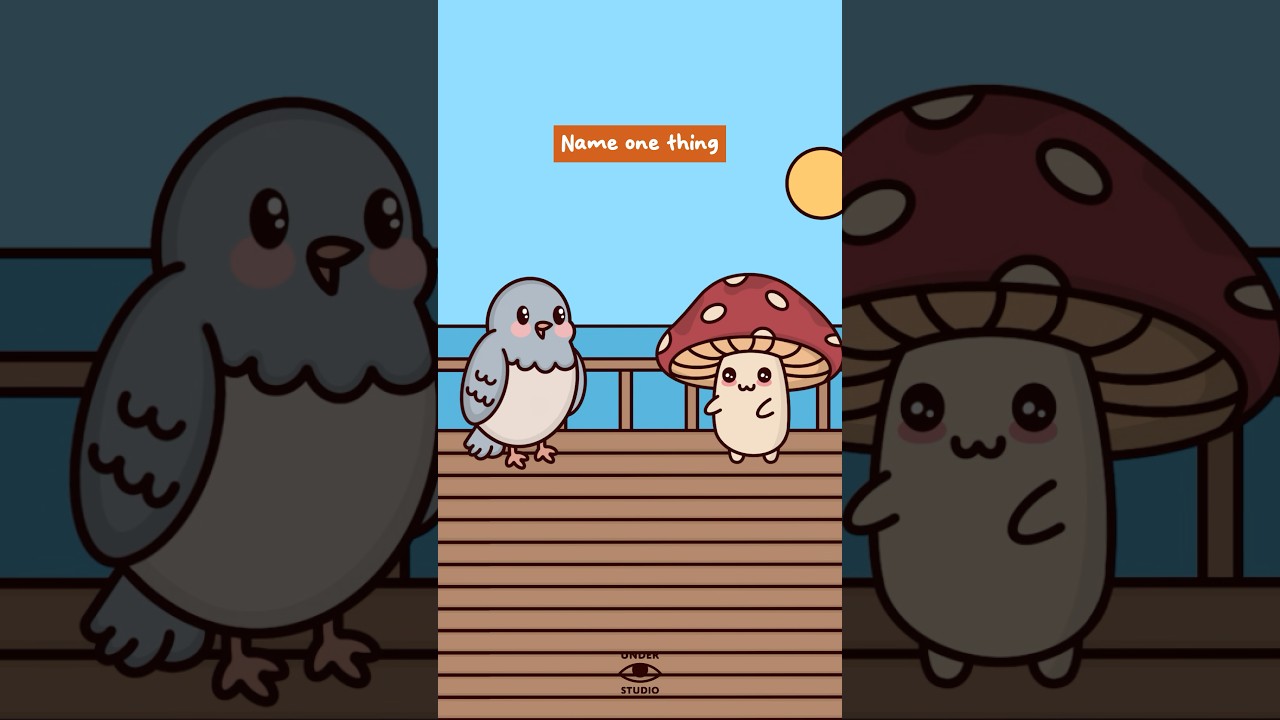 Wisdom Of The Day 🍄 Mushie & Birdie | Relatable Animation Meme | Original Audio: canonlybejared