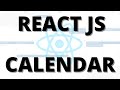 BUILD A REACT JS CALENDAR APP