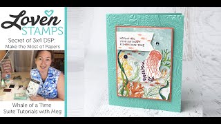 Secret Magic of 3x4: Whale of a Time Designer Paper