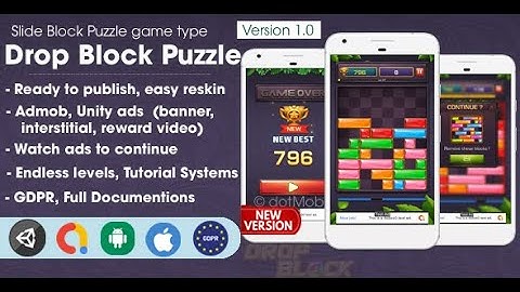 Drop Block Puzzle - Unity Complete Project