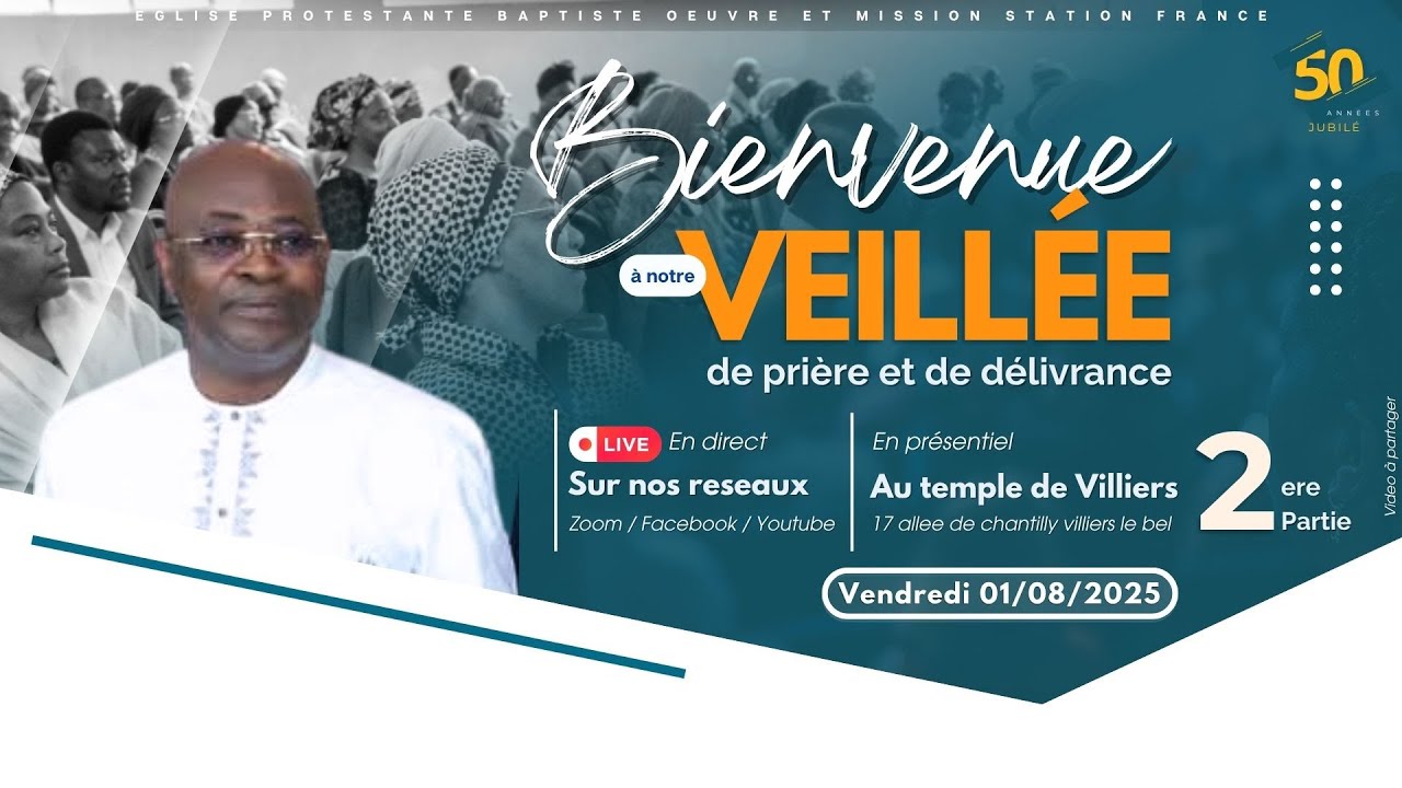 🔥 |PARTIE 02| - VEILLÉE DE PRIÈRE & DÉLIVRANCE — NUIT DE PUISSANCE AVEC JESUS-CHRIST ! 🔥