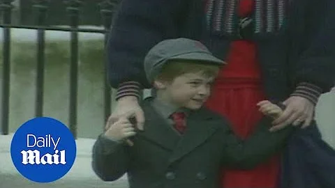 Sweet footage shows Prince William's first day at ...