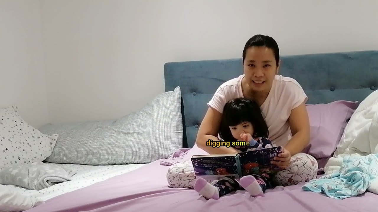 Bedtime story with Athena 