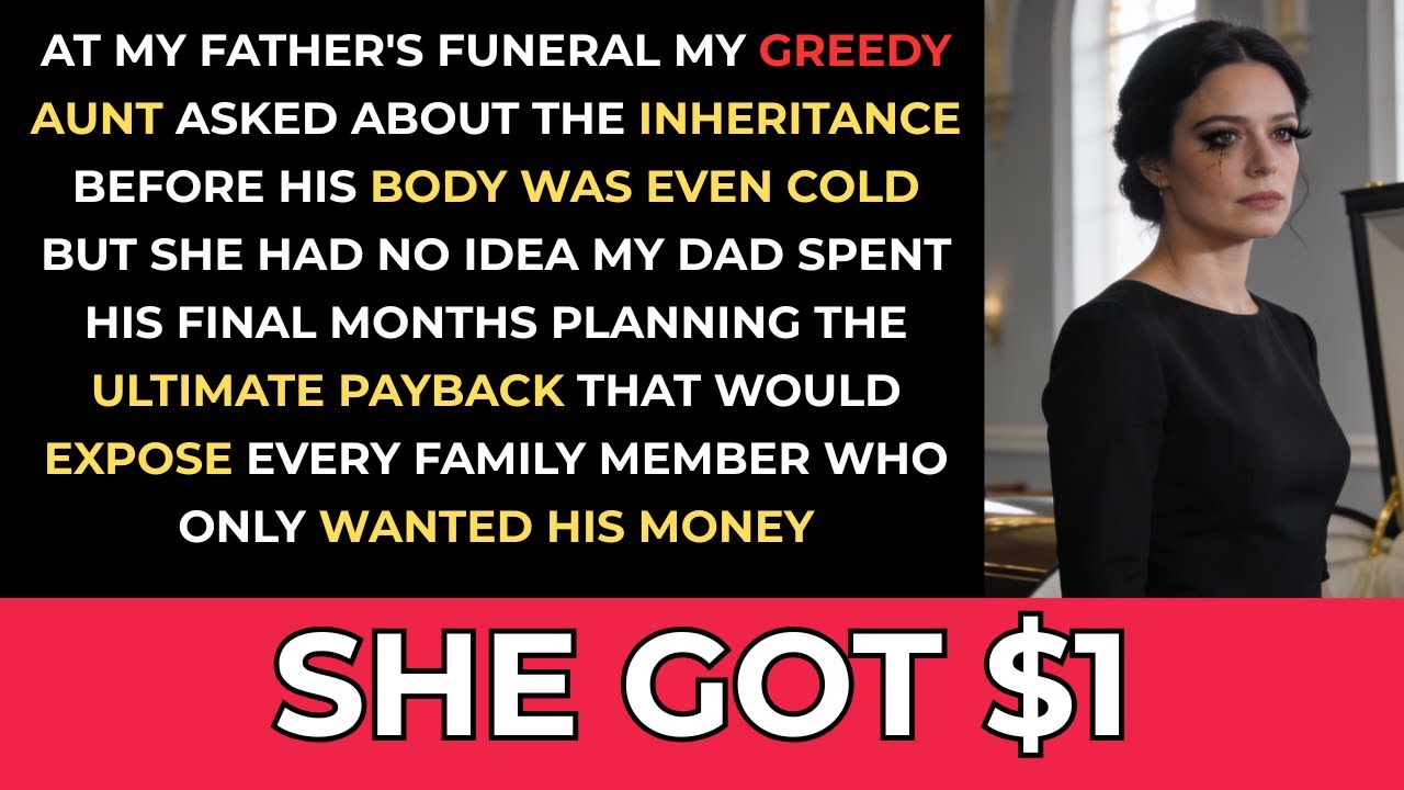 During My Dad’s Funeral, My Aunt Asked About Money — I Stayed Silent. The Lawyer Answered…