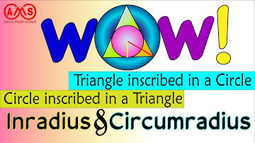 Find in-radius | Circle inscribed in a triangle find radius |Radius of in-circle |Inradius|In-circle