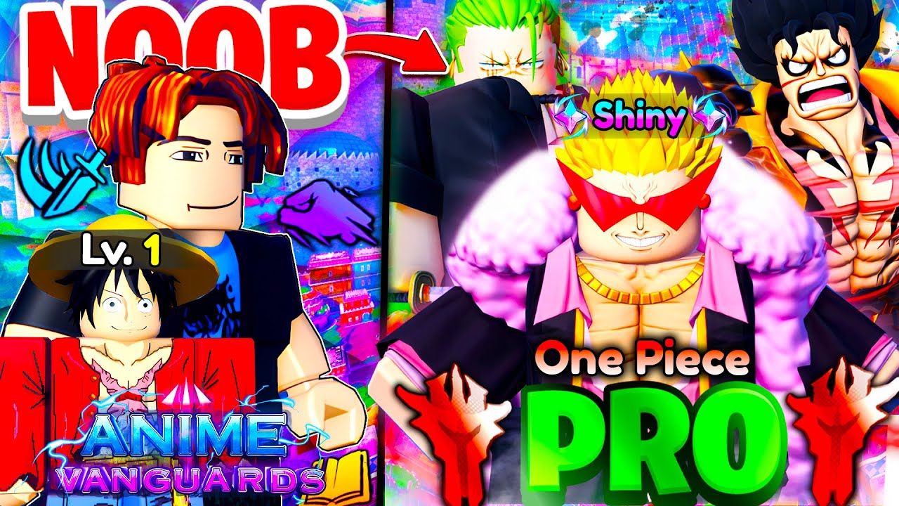 I Went NOOB To PRO Only Using One Piece Units In Anime Vanguards! | Ep #1