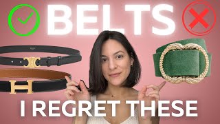 BELT COLLECTION: Favorites and my biggest REGRET!