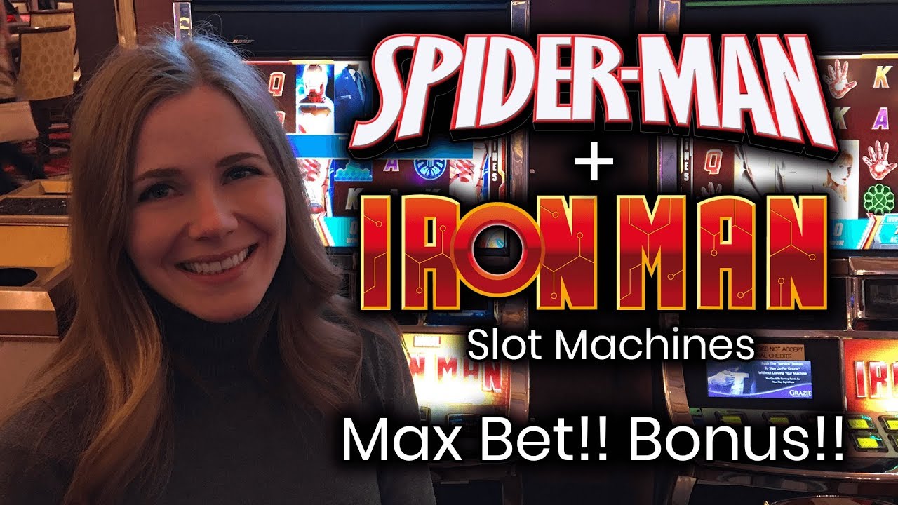 Ironman VS Spider-Man! MAX Bet! Bonus! Nice line hits!