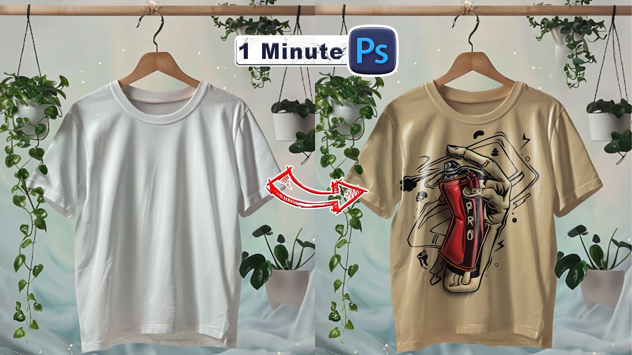 How to Make T-Shirt Mockup In Photoshop ? - YouTube
