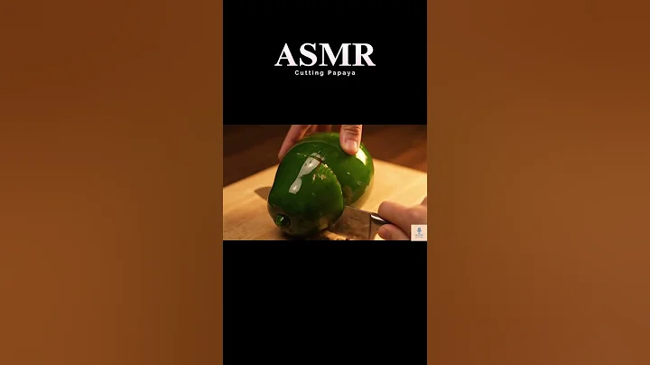 ASMR Cutting Papaya #shorts #asmr #satisfying #relaxing #foryou #foryourpage
