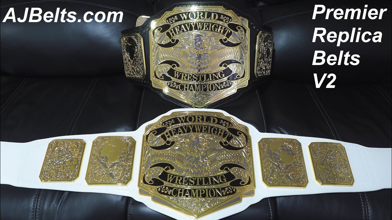Premier Belts WORLD HEAVYWEIGHT CHAMPIONSHIP v2 Belt Review - YouTube