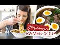 How to make JAPANESE BEEF RAMEN SOUP | Cook with us