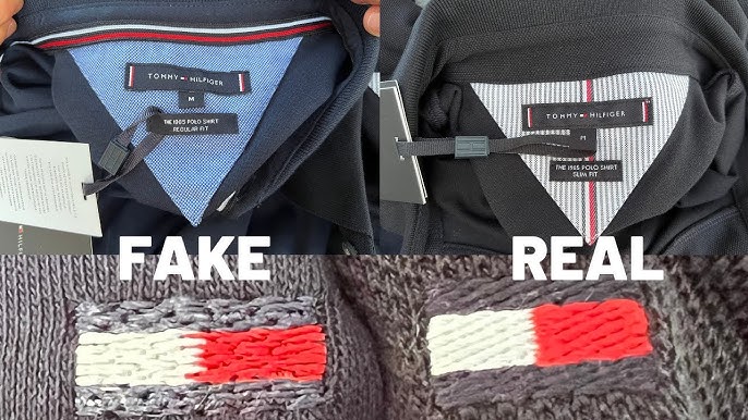 Real vs Fake Tommy Hilfiger shirt. How to spot fake Tommy Hilfiger