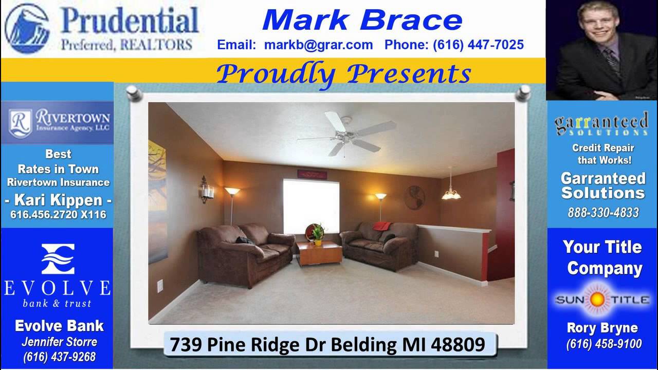 Pine Ridge Dr Belding MI 48809 Home For Sale YouTube