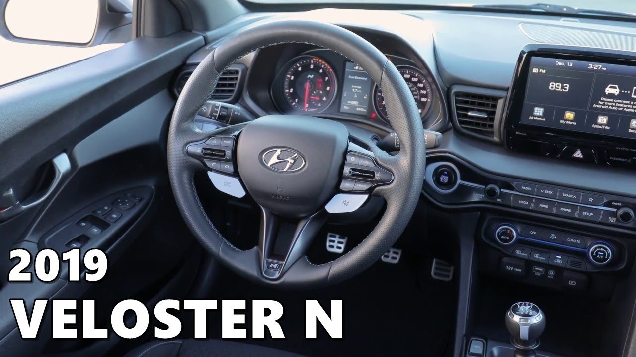 2019 Hyundai Veloster N Interior Features Highlights