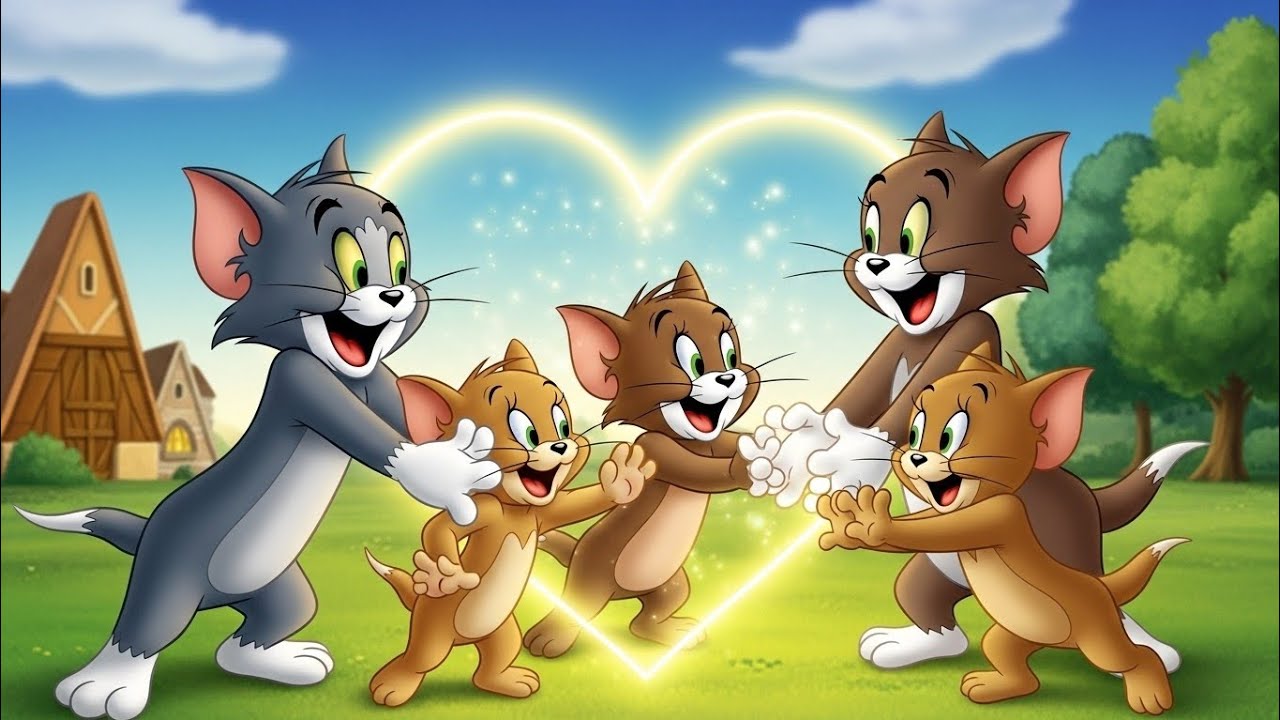 A Joyful Cartoon World of Tom and Jerry with Friends
