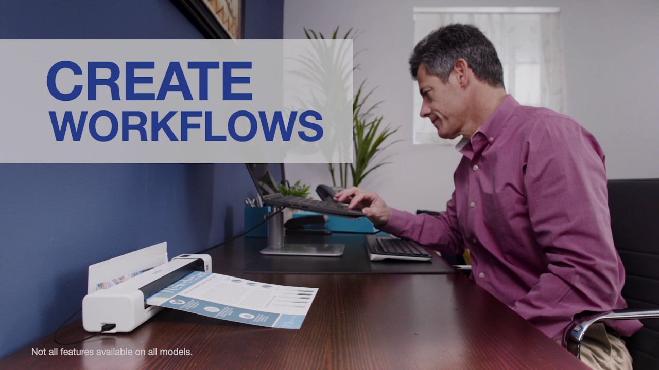 Create workflows for one-click scanning on Mobile Document