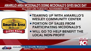 VIDEO: Amarillo Wesley Community Center chosen as recipient for McDonald’s Gives Back Day