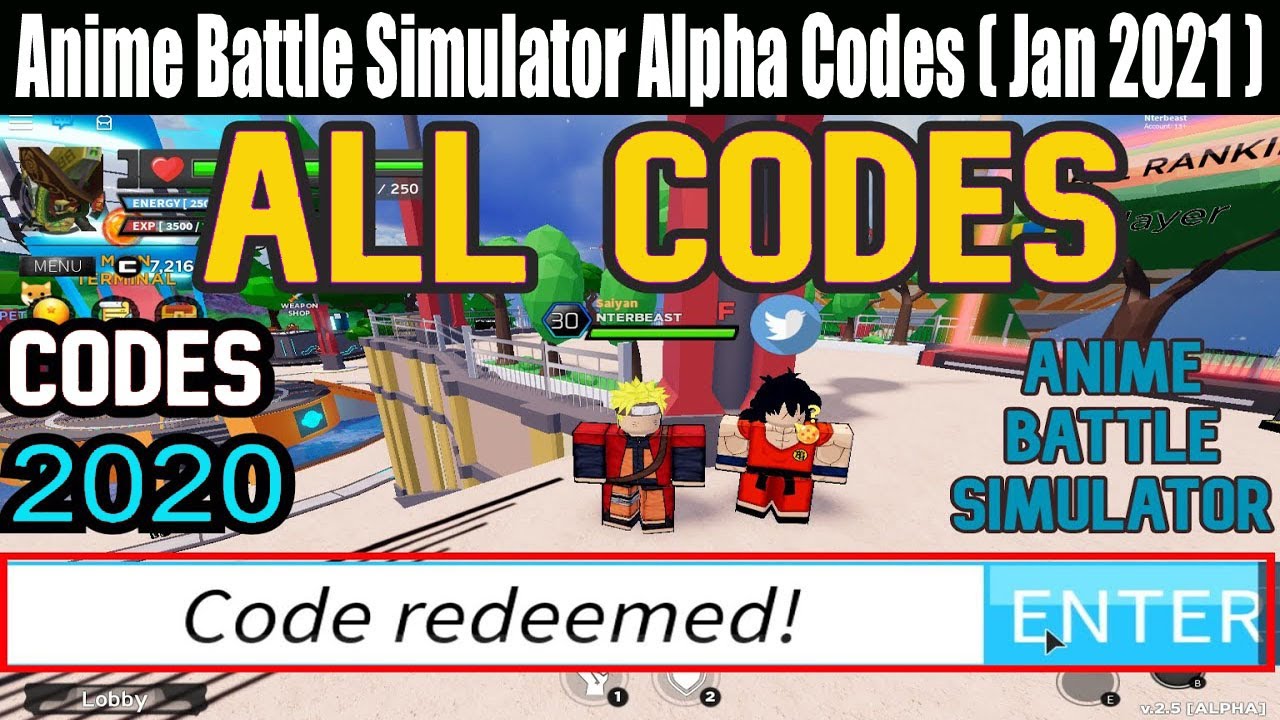 Alpha Anime Battle Simulator V 5 6 Codes