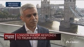 Trump is doing an 'interesting' job: Sadiq Khan | Street Signs Europe