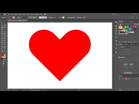 Super Fast Way to Draw a Heart in Adobe Illustrator