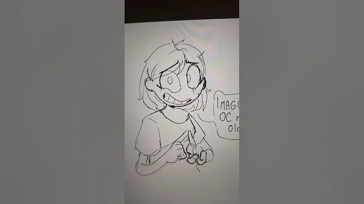 imagine your OC meeting old design... 2016 vs 2023 :0 #OC #occhallenge #drawing #originalcharacter