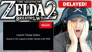 THE LEGEND OF ZELDA: BREATH OF THE WILD 2 SEQUEL LAUNCH TIMING UPDATE TRAILER REACTION! | BIG DELAY!