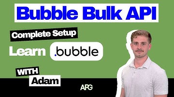 Bubble.io Bulk Create Data API Setup - Full Walkthrough