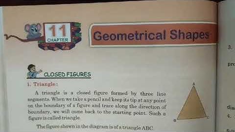 Class-4, Subject-Maths, Video-29, Chapter-Geometrical shapes, Part-1 by Mrs Surekha
