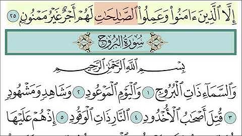 سورة الانشقاق 22-25