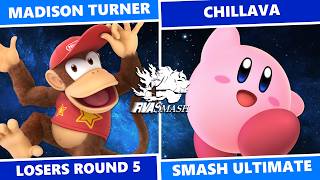RVA Smash 233: Losers Round 5 - Madison Turner (Diddy Kong) Vs. Chilava (Kirby) SSBU