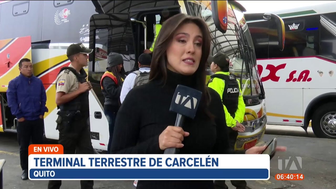 Así se encuentra la Terminal Terrestre de Carcelén previo al feriado