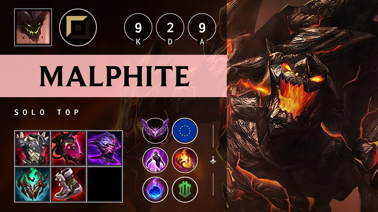 Malphite Top vs Urgot - EUW Master Patch 25.S1.2