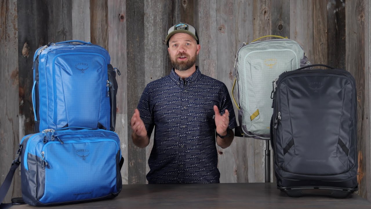 best carry on luggage osprey Ozone 2-Wheel Carry-On - Lightweight Carry-On with Oversized Wheels and Trolley Handle including zippered pockets and additional pockets inside and out Osprey Carry-On Luggage | REI