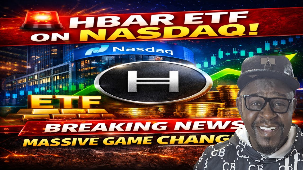 Срочная новость: ETF HBAR разместился на Nasdaq 🚨 Большой шаг для Hedera