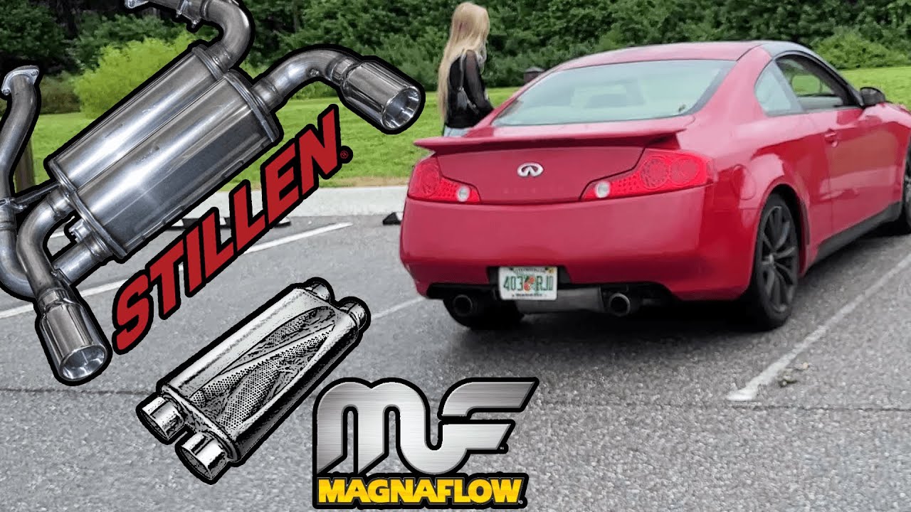STILLEN Mufflers + MF Resonated XPipe + HPipe EXHAUST G35/350z/VQ