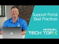 Tech TopX: Support Portal Best Practices
