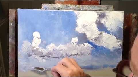 James Pratt Online Palette Knife Painting Academy, FREE Painting Basic Skies and Clouds
