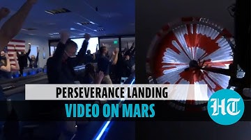Watch: NASA releases landing video of Perseverance rover on Mars