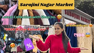 Sarojini Nagar Market Delhi 🤩 | Winter 2024 Collection With Shop Number | #sarojininagar #market