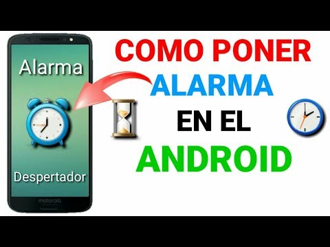 como poner alarma en el celular