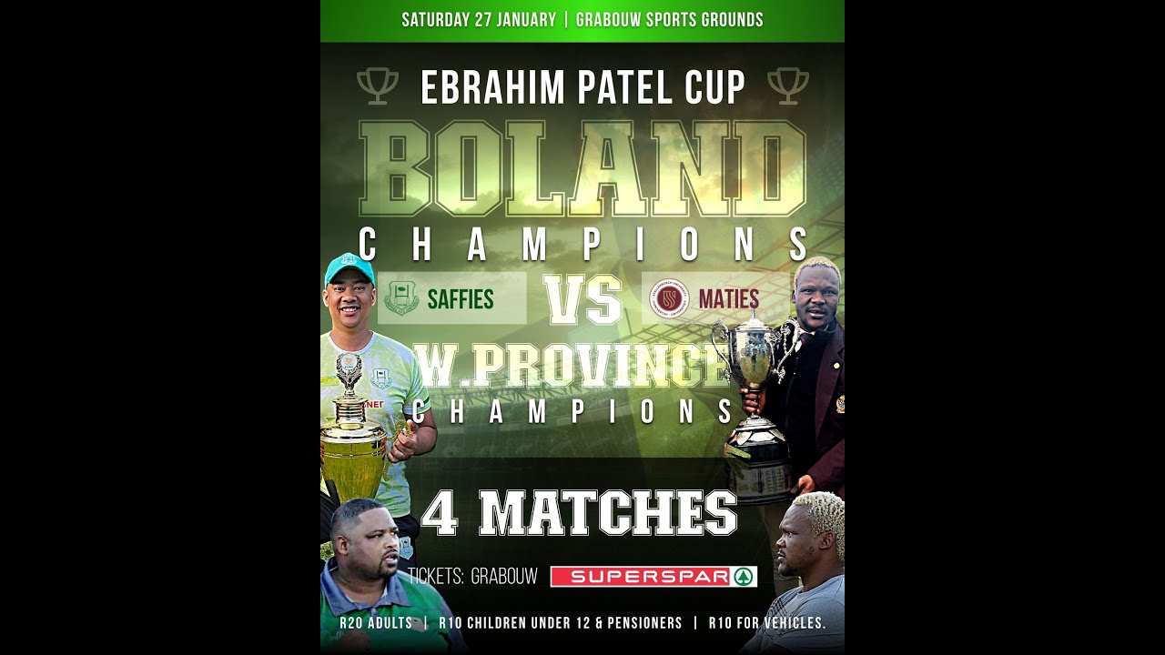 Ebrahim Patel Cup: Safcol vs Maties